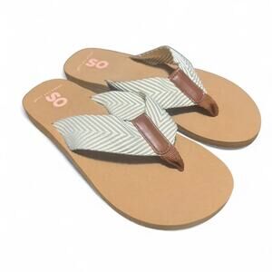 Tan and cream striped